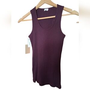 Wilfred Free Kelly Cardamon Ribbed Tank Top Size Small  NWT